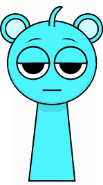 Sky(Cyan) - Sprunki Incredibox Character Wiki cover